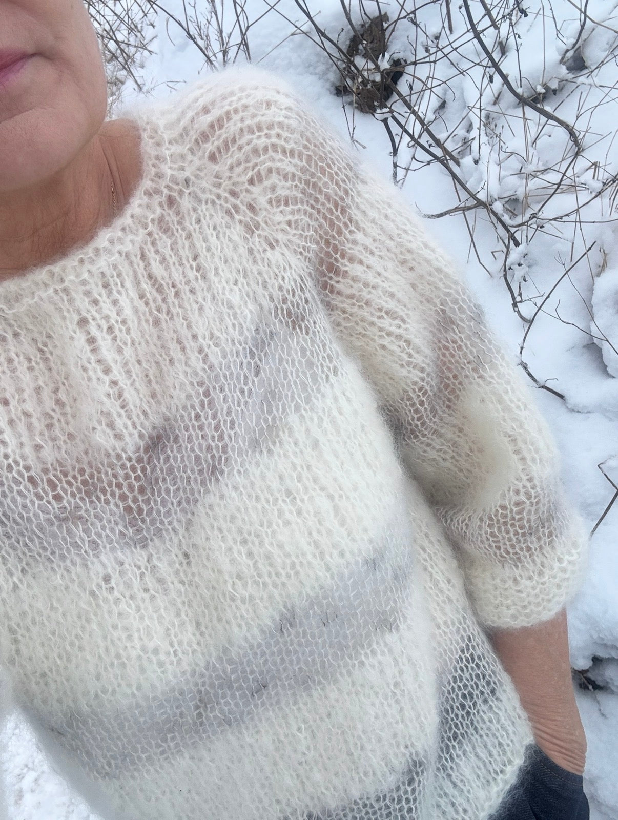 Lys mohair-skjønnhet