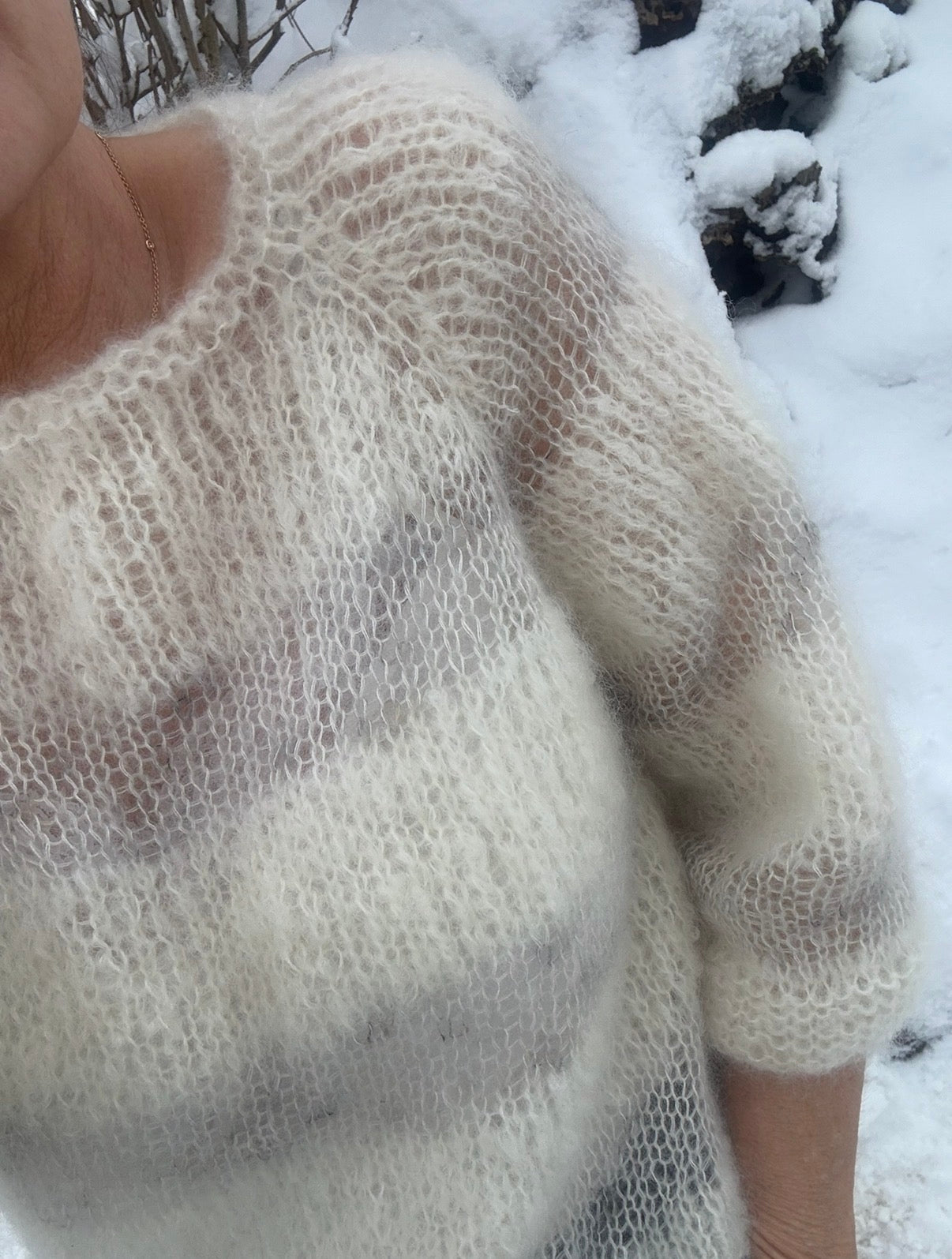 Lys mohair-skjønnhet