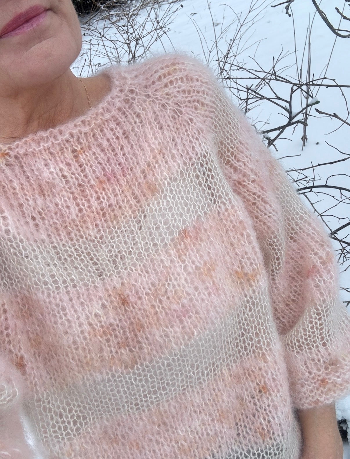 Lys mohair-skjønnhet